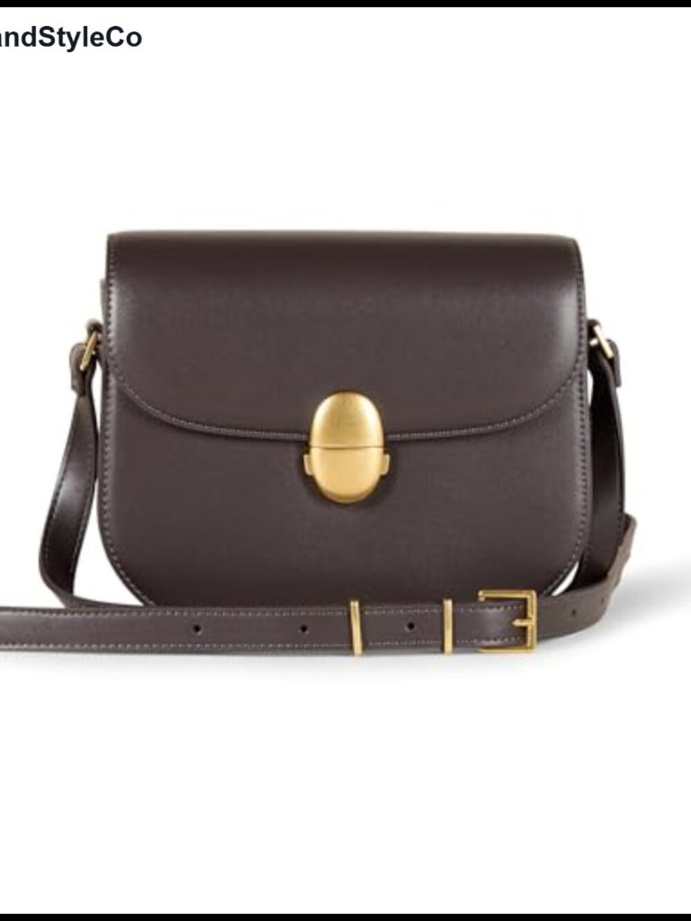 Women's Crossbody Flap Bag Faux Leather Adjustable Strap